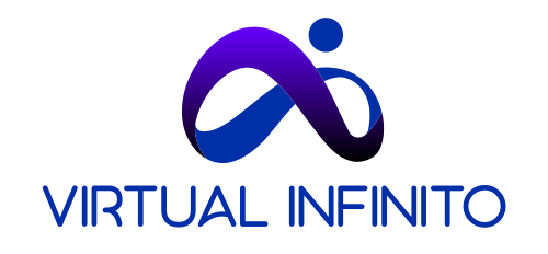 Logo Virtual Infinito, créateur de contenu digital, image et vidéo virtuelle 360